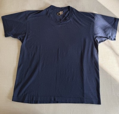 VTG 70/80 s Screen Stars  Mugs Away Pub  Single Stitch Tee Mens Sz L Navy Blue