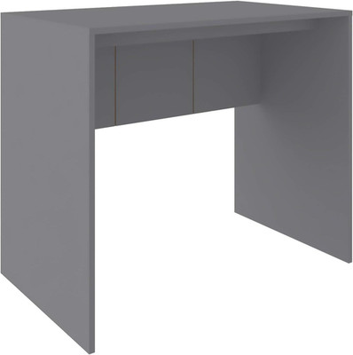 Mid Century Modern Modular Office Desk - Minimalist Grey Computer Table
