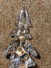 Art Clear Glass Christmas Tree 6" Clear Bottom No Chips Or Cracks — photo 2