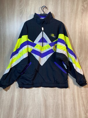 Vintage SALLER retro deutsche Trainingsjacke Anorak Herren Größe S/M