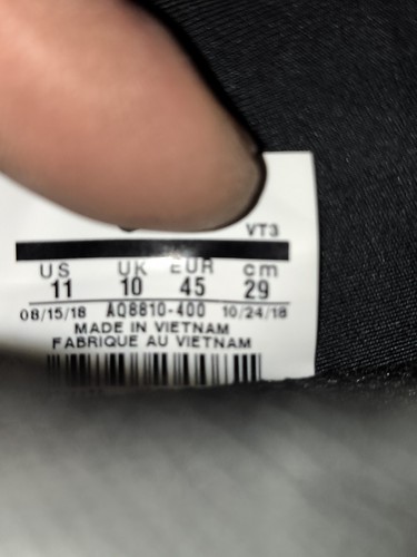 Nike Air Vapormax Run Utility Blue Dusk Anthracite Black Shoe AQ8810-400 Size 11 - Picture 13 of 16