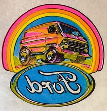 VTG Ford Van 70s vanning E150 E250 Custom Econoline VANS Boogie T-shirt iron-on
