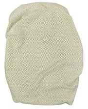 Summer Changing Pad Cover Geometric Green Blue White Soft Fuzzy Infant Baby