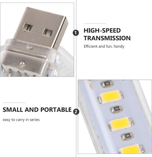 Mini USB LED Lampe – Flexibel & Tragbar | 3er Pack Leselicht für Laptop & PC | 8 - Bild 4 von 6