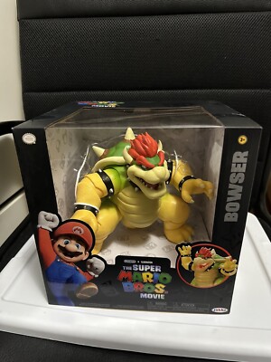 The Super Mario Bros Movie Premium 7  Bowser W/ Fire Breathing Effect Jakks 2023