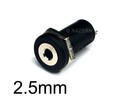 NEW Philmore 2.5mm Sub-Mini Plug Mono Audio Isolated Panel Mount Headphone Jack