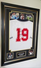 ** ITALIA 1990 FRAMED Paul Gascoigne England Signed Shirt Autographed  JERSEY **