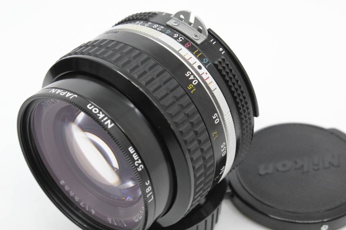 Near Mint】Nikon Ai Nikkor 50mm f1.4 MF 1:1.4 Standard Lens Near Mint】Nikon Ai Nikkor 50mm f1.4 MF 1:1.4 Standard Lens
