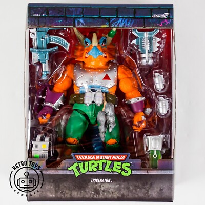 TRICERATON Teenage Mutant Ninja Turtles TMNT Super7 Ultimates Hero Ultimate NEU