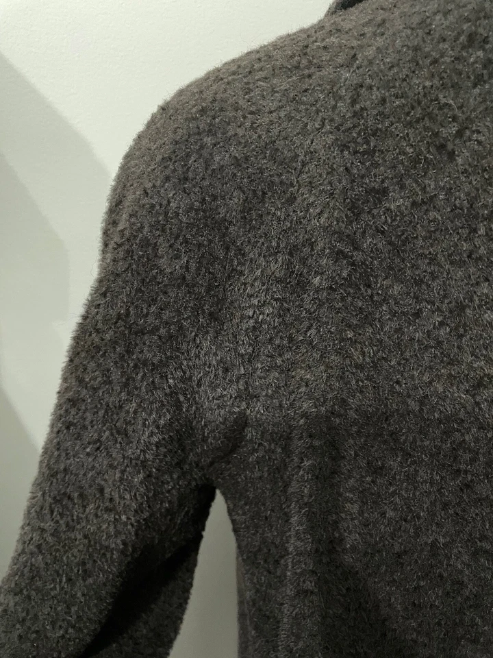 VTG NWOT Steve By Searle Chocolate Brown Wool /Alpaca Full Length Coat - Size 6 - Image 4 of 4