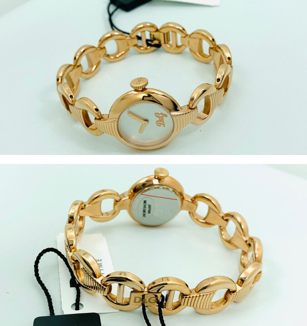 D&G Dolce & Gabbana DW0344 Ladies Rose Gold Links Bracelet D&G Dolce & Gabbana DW0344 Ladies Rose Gold Links Bracelet