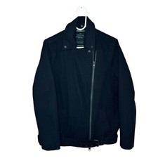 NWT All Saints Black Zip Up Biker Jacket