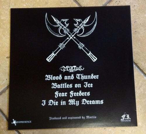 MORTIIS – Blood And Thunder (Etched Black Vinyl) Ltd. 250 Copies - Picture 3 of 6