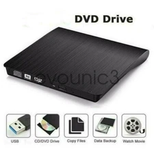 External CD DVD Drive for PC Laptop Windows 10 USB 3.0 Burner Reader Writer