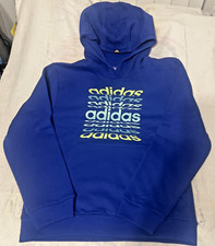 NWT - Adidas Repeated Graphic Boys Hoodie Youth Size: 18/20 XLarge