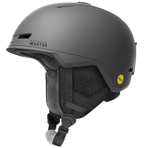 MIPS Ski Helmet, Snowboard Helmet for Men, Women & Youth, Large Matte Graphite - Picture 2 of 8