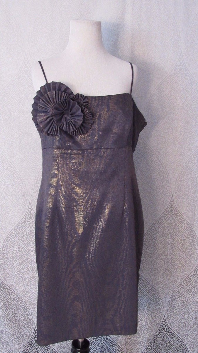 cocktail and party nine west dresses Nine West Womens Dress sz 2 black silk ruffle Cocktail Dress party dance