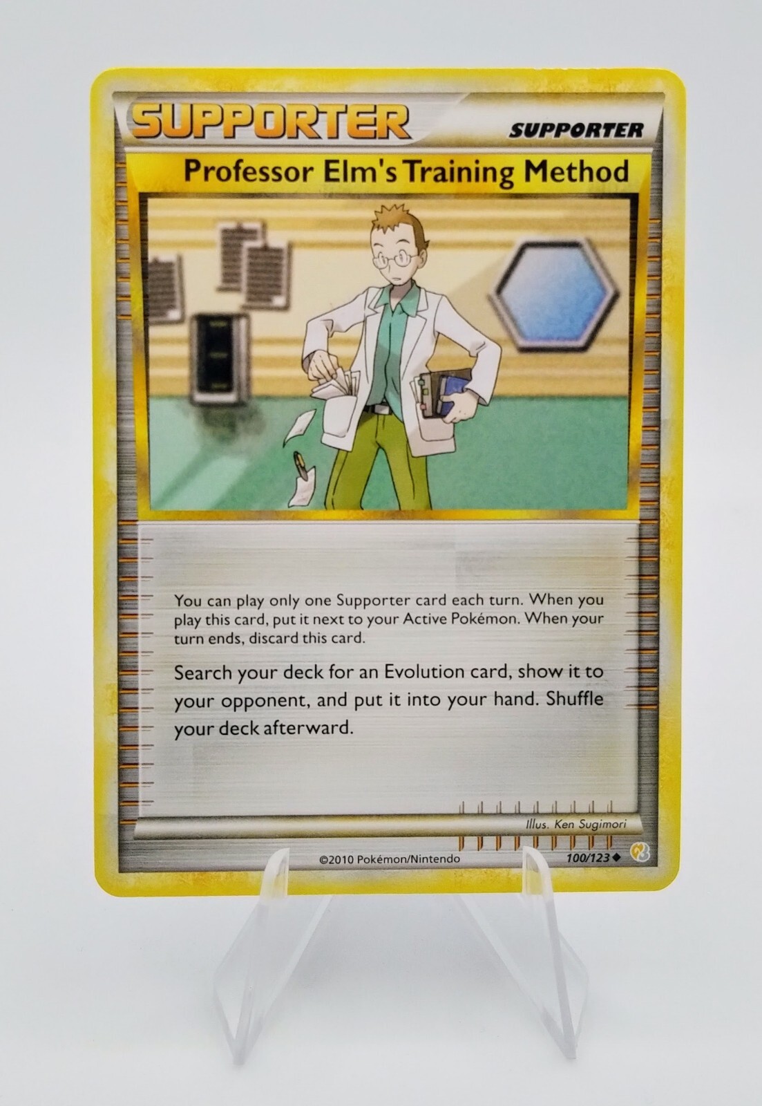Professor Elm's Training Method 100/123 HeartGold & SoulSilver 2010 Pokemon Card