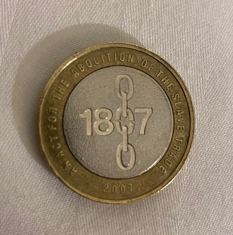 RARE An Act For The Abolition Of Slavery Trade 2007 Two Pound Coin rare-an-act-for-the-abolition-of-slavery-trade-2007-two-pound-coin