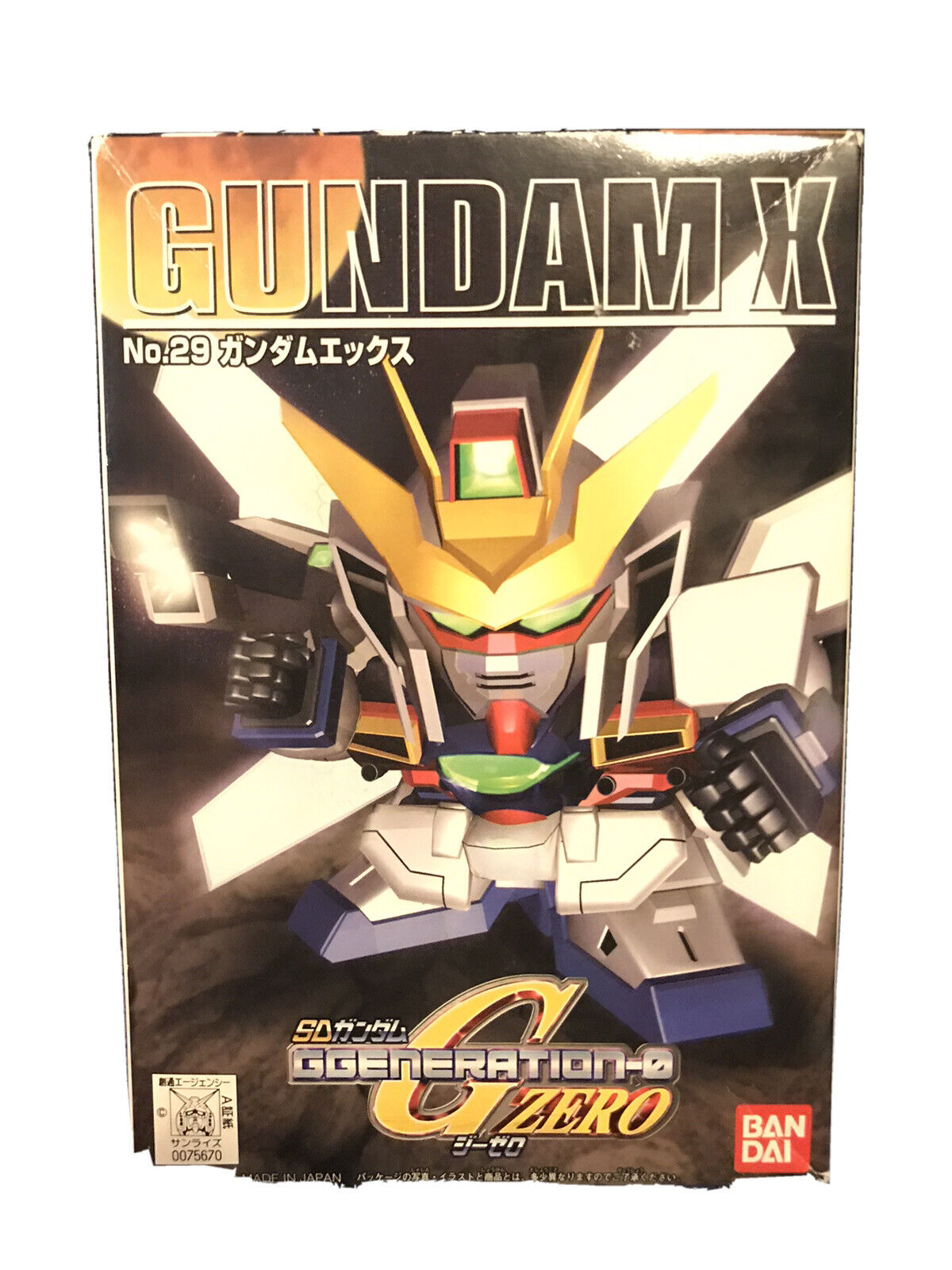 Brand New Sealed Bandai Gundam X No 29 SD G-Generation-0 GX-9900 Model Kit  2000