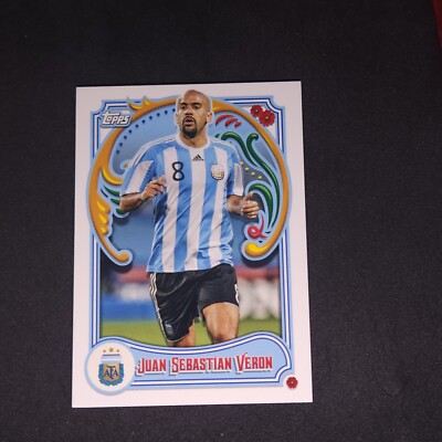 2023 Topps Argentina Fileteado Juan Sebastian Veron #46 Estudiantes Lazio