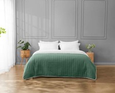 Reversible Bedspread Bedroom Decor Ultra Soft Throw Comforter Bedding Sheet
