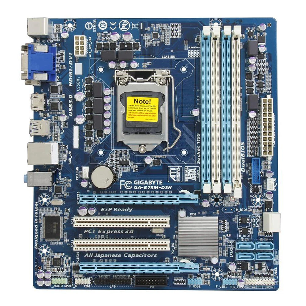 自作デスクトップPC　GIGABYTE GA-B75M-D3H Gigabyte Ga B75m D3h for sale | eBay