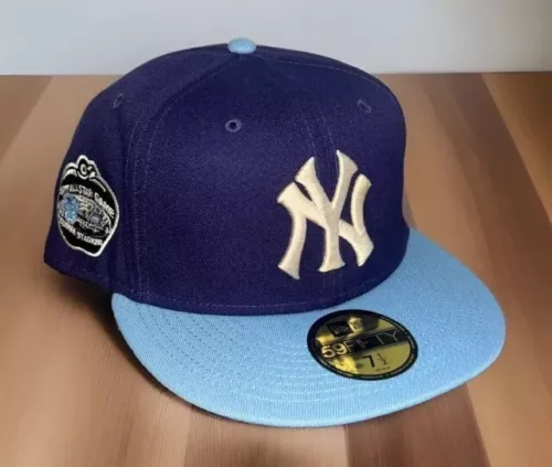 New Era New York Yankees 59Fifty Retro Purple Sky 1977 ASG Fitted Hat Cap 7 1/2