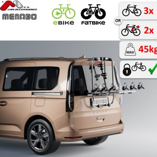 Fahrradträger für Heckklappe für VW CADDY V TYP SB Maxi Cargo ab 21 3 Fahrräder - Bild 1 von 8