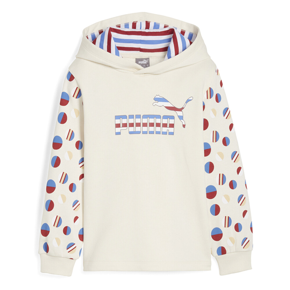 Пуловер Puma Essential Summer Camp с капюшоном для маленьких мальчиков, размер 6, Повседневная верхняя одежда