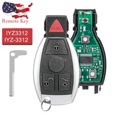 Replacement For Mercedes-benz Iyzdc Keyless Entry Remote Car Key Fob Control