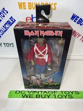 Neca Iron Maiden The Trooper Eddie Clothed Retro Style 8" Action Figure NEW 🔥