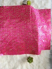 Pre-designed Gele- Ready and Easy to wear- Nigerian Sego gele- gold and pink