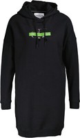 Neu ! Calvin Klein Jeans Damen Hoodie-Kleid Schwarz Gr. Xs