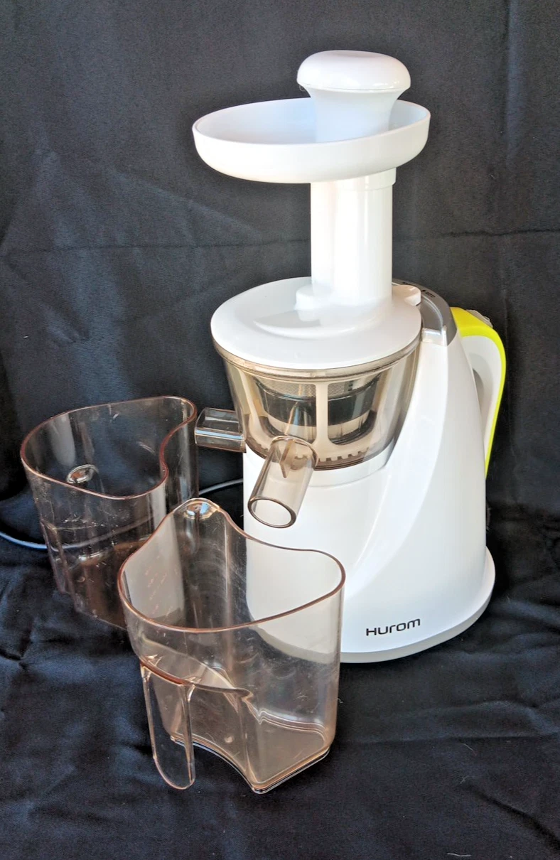 Hurom HU-100 Masticating Juicer Extractor Slow Cold Press Tested and Working