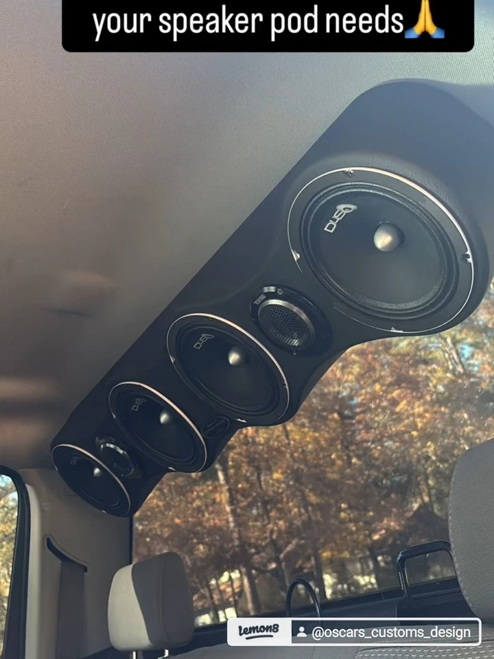 Barra de sonido universal 38” Pod 4x 6,5” rango medio y 2x tweeter (madera y tela) Foto 3 de 4