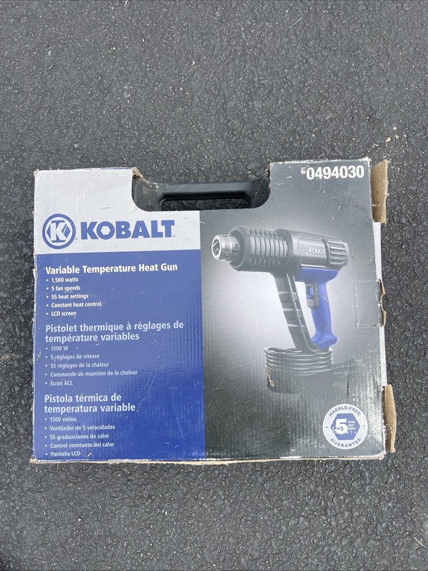 Kobalt Variable Temperature Heat Gun #0494030