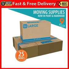 (25 Pack) Pen+Gear Large Moving Boxes, 27L X 15W X 17H, Kraft