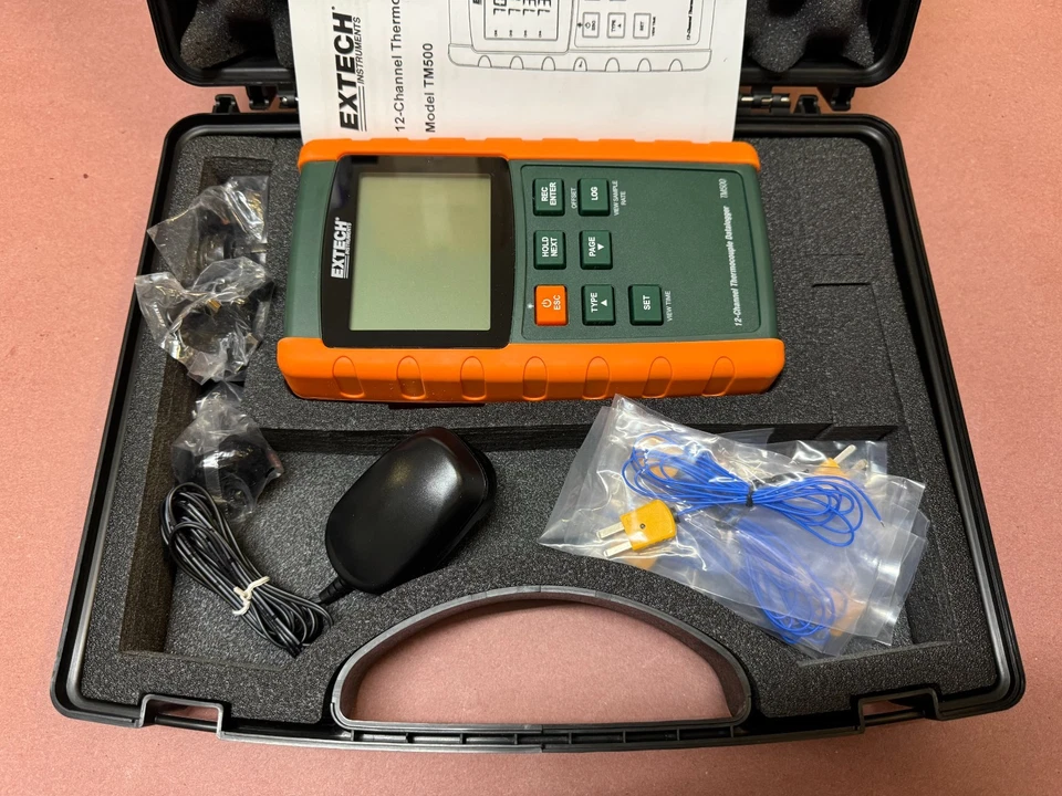 Extech TM500 - 12-Channel Datalogging Thermometer - Image 2 of 4