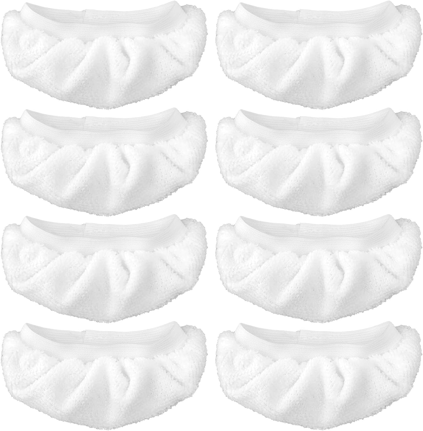 8pcs Microfiber Steam Mop Pads for Small Cleaning Areas-image