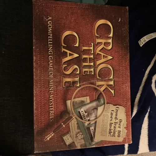 Vintage Crack The Case Game Rare 1993 Milton Bradley