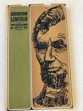 Abraham Lincoln Wisdom and Wit The Peter Pauper Press 1965 HC DJ MCM Book