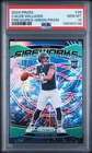 2024 PANINI PRIZM FIREWORKS GREEN PRIZM #25 CALEB WILLIAMS ROOKIE RC PSA 10