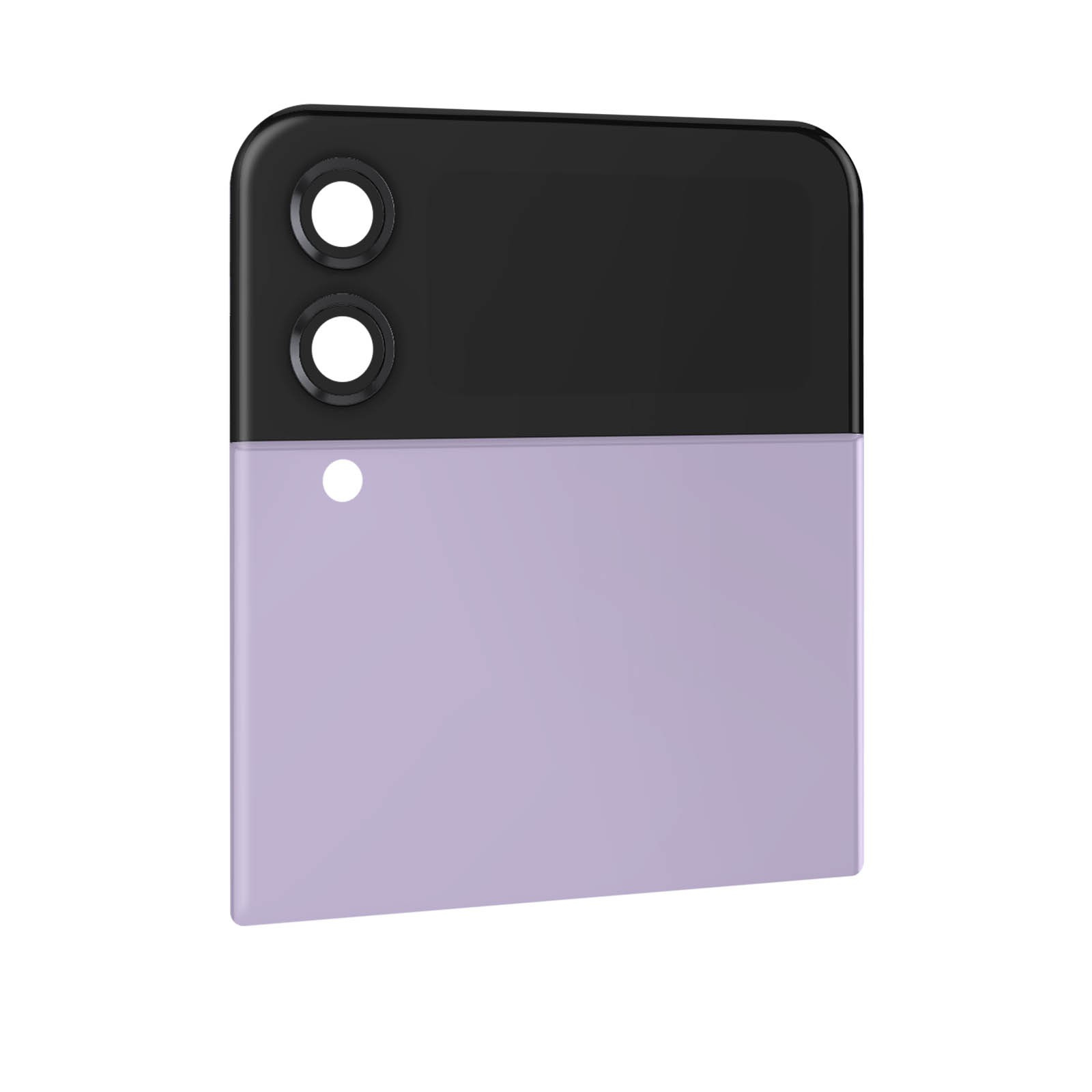 Châssis supérieur d'origine Z Flip4 Bora Purple et vitre écran externe