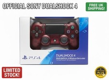 Sony PlayStation 4 Dualshock Controller Crystal Transparent Red V2 (A) PS4 Rare