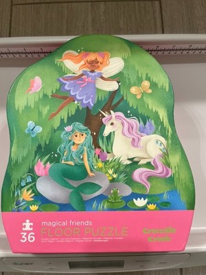 New in Box- 36 Piece Crocodile Creek Classic Floor Puzzle - Magical Friends