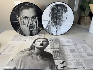 Taylor Swift Reputation 2017 12" Picture Disc Vinyl LP SUPER CLEAN CONDITION