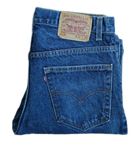Levi's Jeans 517 Tag Size 33x30 Fits 33x28 Vintage 00's Made In USA Bootcut 