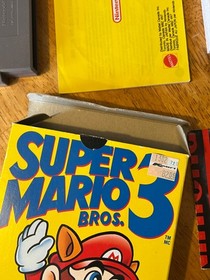 Super Mario Bros 2 *variant!& 3! NES nintendo cib! manuals & posters Authentic! 
