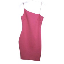 GUESS Jenny Mini Dress Women's Sz S  Dark Pink Contemporary Glam Party Wedding